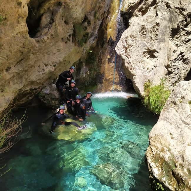 Granada: Rio Verde Canyoning Tour with Photos & Videos - Three and a half hours of ropes, slides, and pools