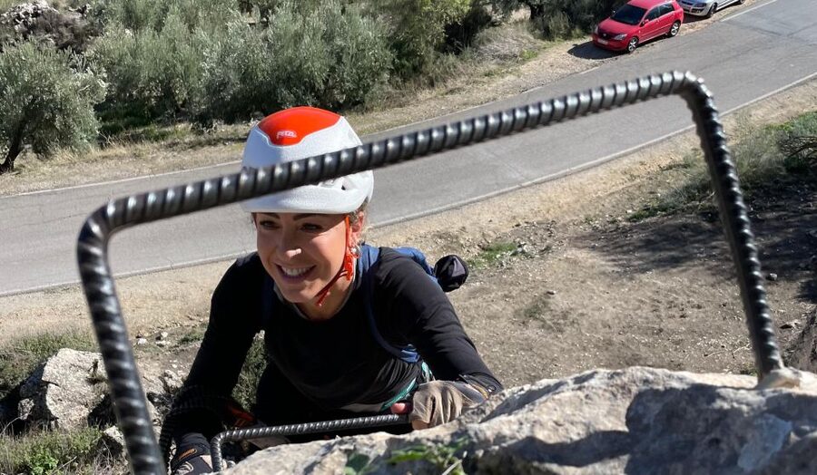 Granada: Via Ferrata Pueblos de Moclin - Tibetan bridge, monkey bridge, and zipline