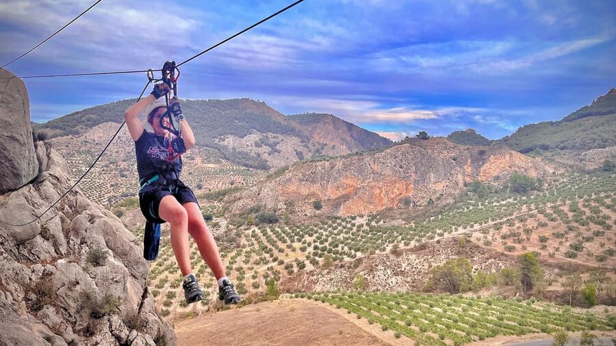 Granada: Via Ferrata Pueblos de Moclin - What the four-hour schedule includes