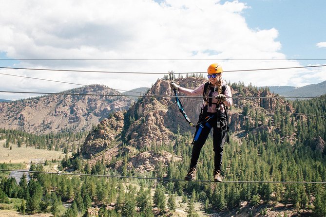 Granite Via Ferrata Climbing Experience in Buena Vista - Crossing the cliffside route