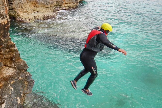 Guided Coasteering Adventure in Pula - The Canyon and its unusual sea tunnel