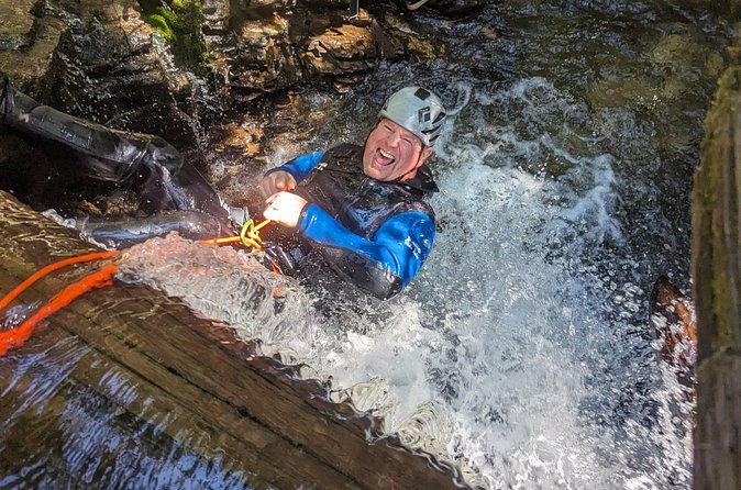 Half Day Canyoning Experience in Revelstoke - Rappelling, rock slides, and clear pools