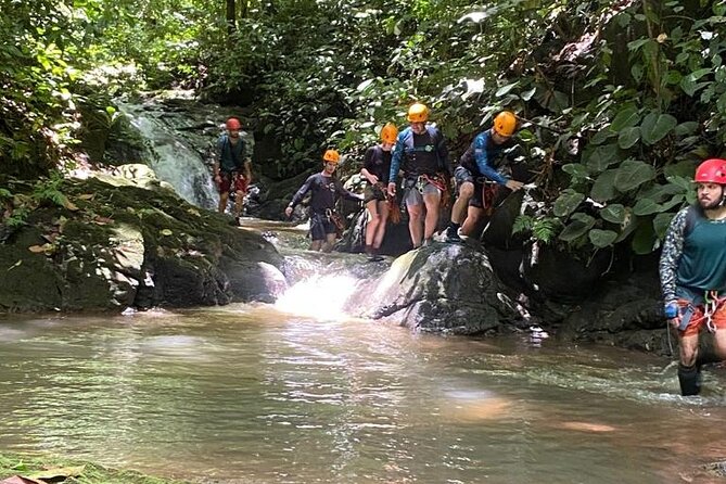 Half-Day Canyoning in Balsar Abajo - The 45-meter first rappel eases you in