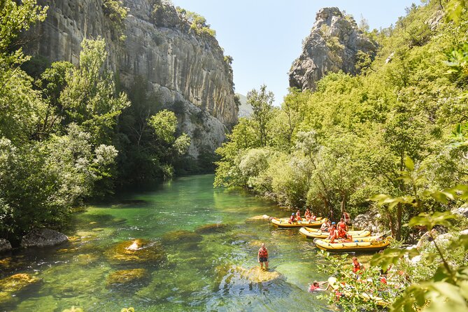 Half-Day Rafting Experience on Cetina River with Cliff Jumping and more - Stop three: the cave beneath the falls