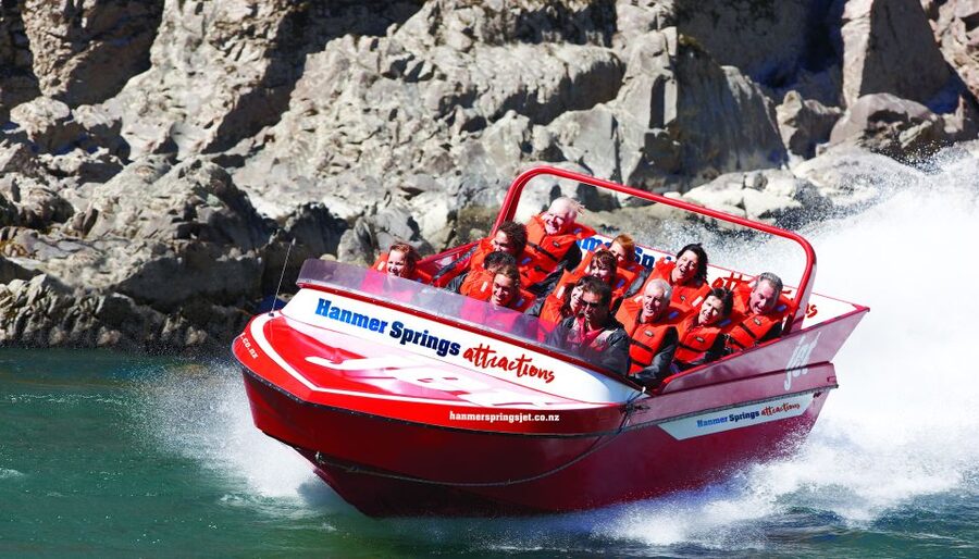 Hanmer Springs Jet Boat Adventure Tour - From the base to the first burst of speed