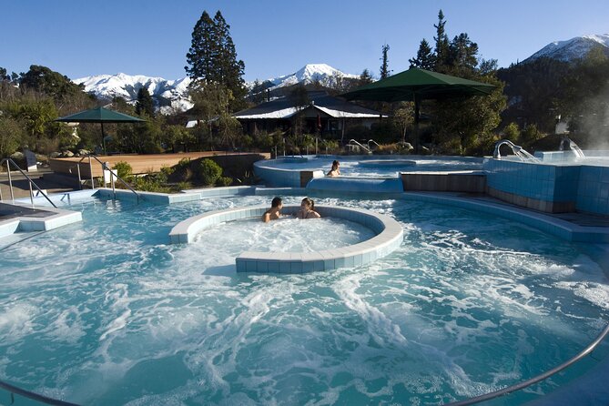 Hanmer Springs Thermal Pools and Jet Boat Day Trip from Christchurch - Soaking in the Hanmer Springs thermal pools
