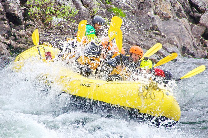 High Adrenaline Rafting in Dagali near Geilo in Norway - A warm finish at the base
