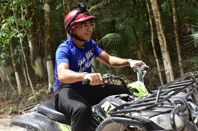 Horseback Ride, ATVs (Single), Cenote & Ziplines! Adrenaline & Nature Experience - Cooling off in a clear cenote