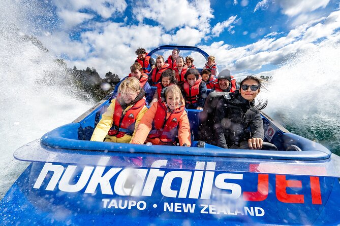 Hukafalls Jet Boat Ride in Taupo - Expect Spray, Cold Air, and Wet Clothing