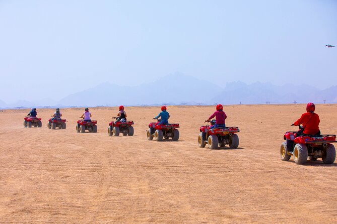 Hurghada Adrenaline Safari: ATV, Buggy, Camel, Dinner & Show - Learning to handle the quad bike