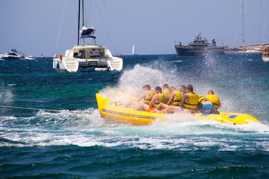 Ibiza: Banana Boat. Pure Adrenaline - Why the small group matters