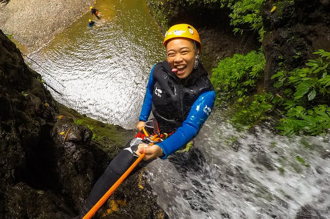 Intermediate canyoning tour in Bali " Maboya Canyon " - Training before the first jump
