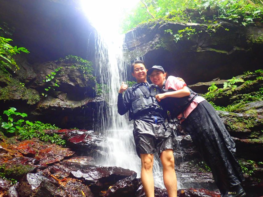 Iriomote Island: SUP or Canoeing and Canyoning Tour - The waterfall and lunch break