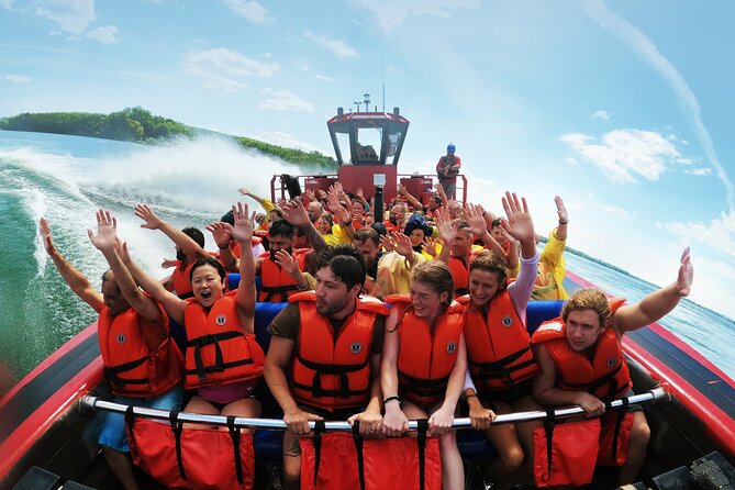 Jet Boating Montreal's Lachine Rapids - The sightseeing portion before the spray begins