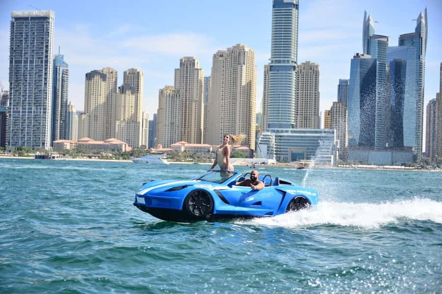 Jet Car Thrill Ride: Speed, Luxury & Adrenaline - Arriving at Dubai Harbour and finding Waterlink