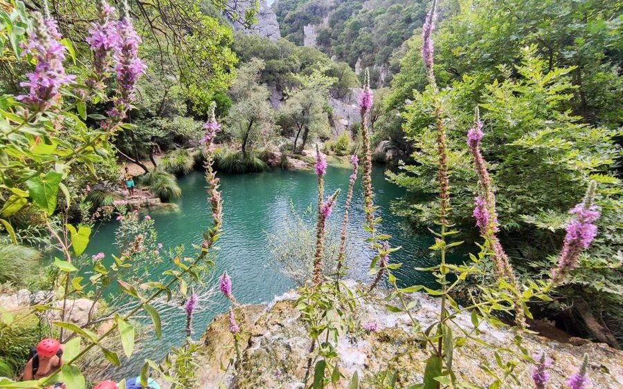 Kalamata: Polylimnio Waterfalls Canyoning Adventure - What Polylimnio Canyon feels like from the start