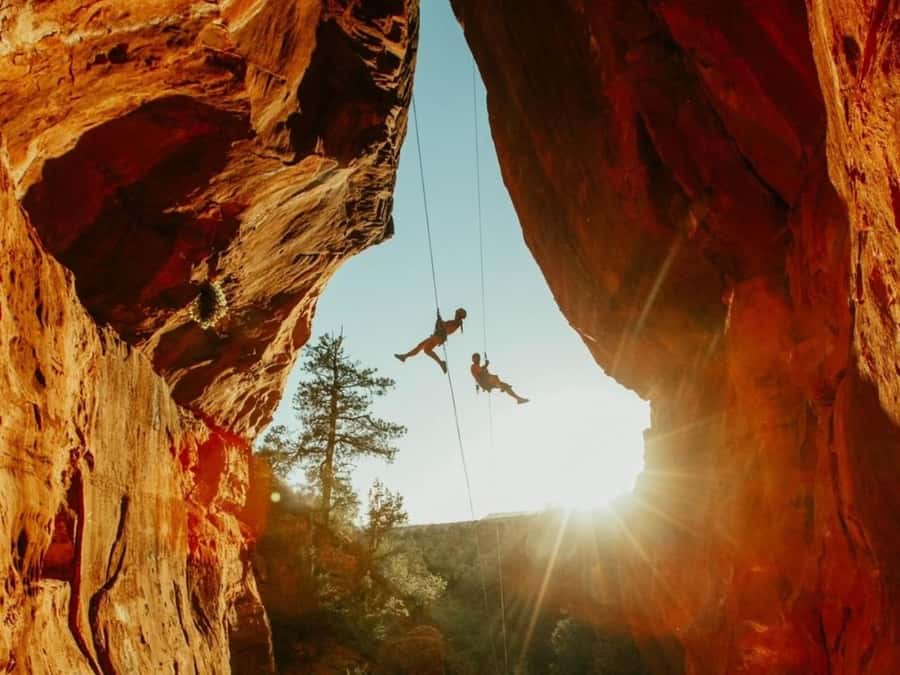 Kanab: Coral Pink Sand Dunes UTV, Canyoneering & Rappelling - Meeting at the ROAM Adventure Center