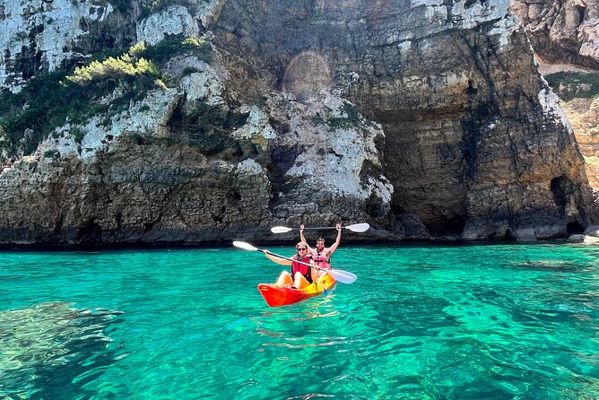 Kayak Paradise: Cala Portixol Snorkel, Cave & Cliff Jumping Tour - Starting at 9:00 from Cala de la Barraca