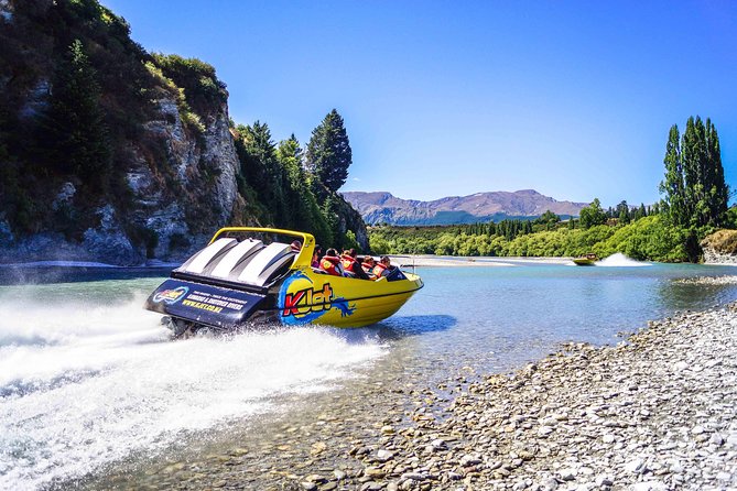 KJet Queenstown Jet Boat Ride on the Kawarau and Shotover Rivers - The Kawarau River adds turns and changing scenery