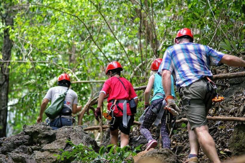 Krabi: Ziplining with Abseiling and Rock Climbing Options - What the Krabi course feels like