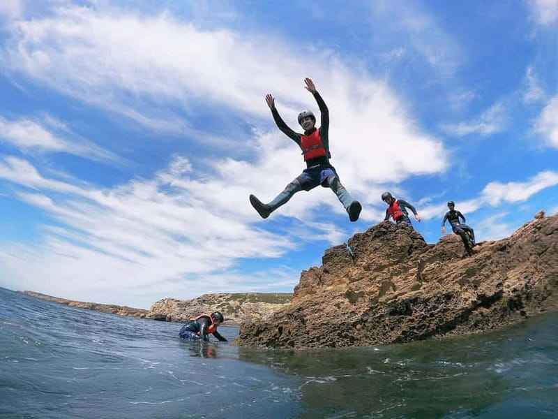 Lagos: Algarve Coasteering and Snorkeling Adventure - From Lagos to Ingrina Beach