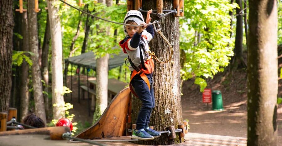 Lake Como Adventure Park Day Access - Ziplines, climbing walls, and high ropes