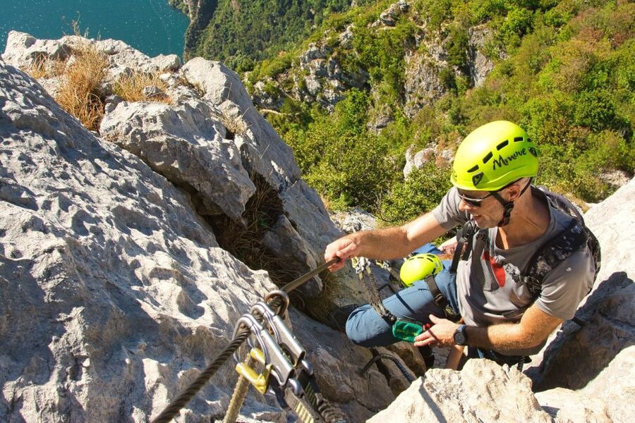 Lake Garda: Cima Capi Via Ferrata - On the Cima Capi via ferrata