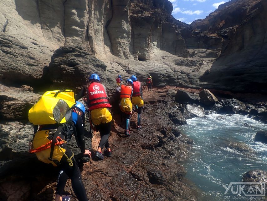 Las Palmas: Coastering, Via Ferrata, Water Jumping & Snorkel - Water Jumps and the Choice to Opt Out