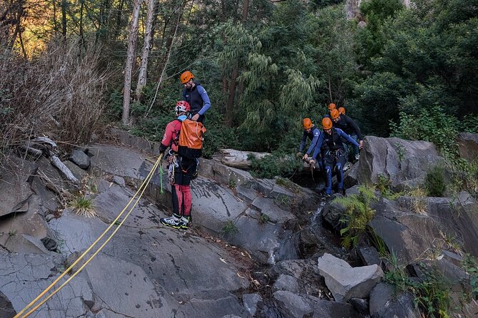 Level 2 - Canyoning Adventure - Intermediate | Funchal - Sliding through rock and entering clear pools