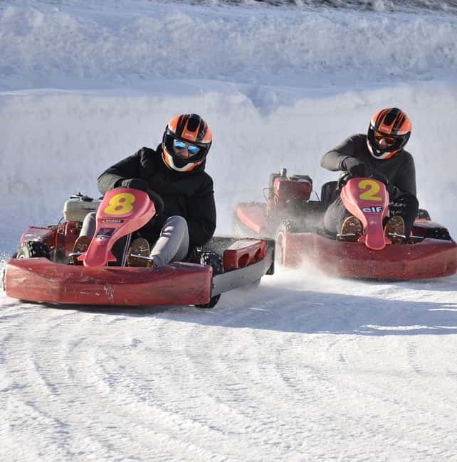 Livigno: Adrenaline Ice Karting Experience - Racing friends and family in a small group