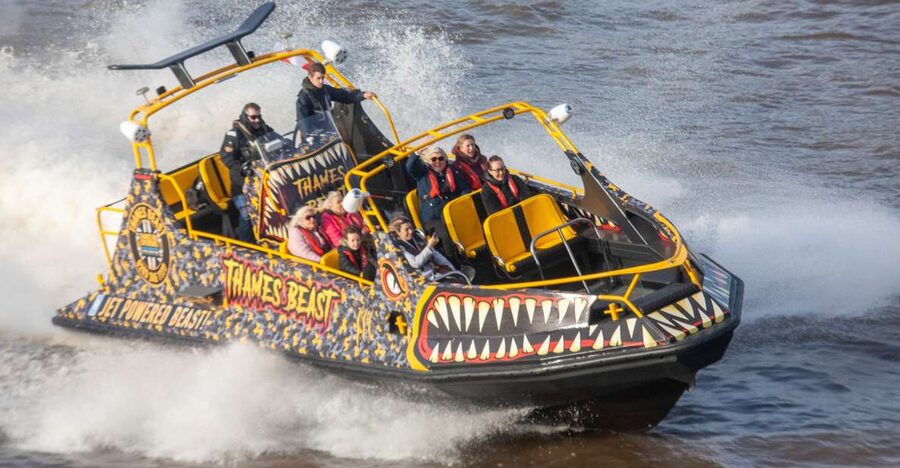London: 40-Minute Thames Beast Jetboat Tour - The Thames Beast is London sightseeing with the throttle open