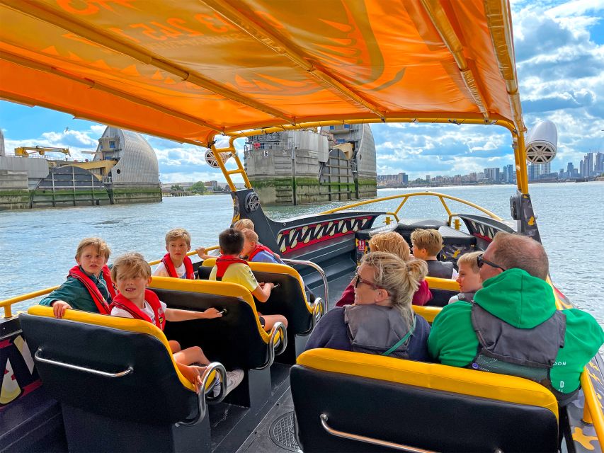 London: 40-Minute Thames Beast Jetboat Tour - The first views: The Shard, HMS Belfast, and Tower Bridge