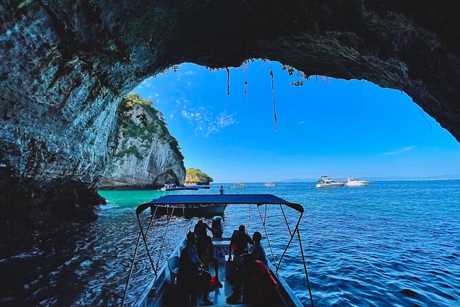 Los Arcos 5 islands Snorkeling Cliff Jumping and Hidden Beach - Boat comfort, drinks, and group pace
