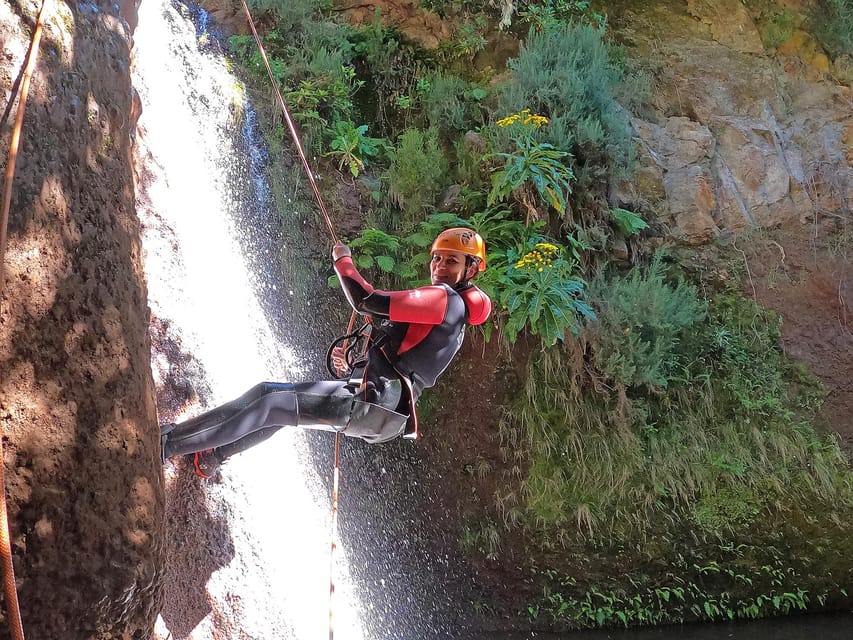 Madeira: Beginner (Level 1) Canyoning Experience - Six waterfalls, pools, rock, and river movement