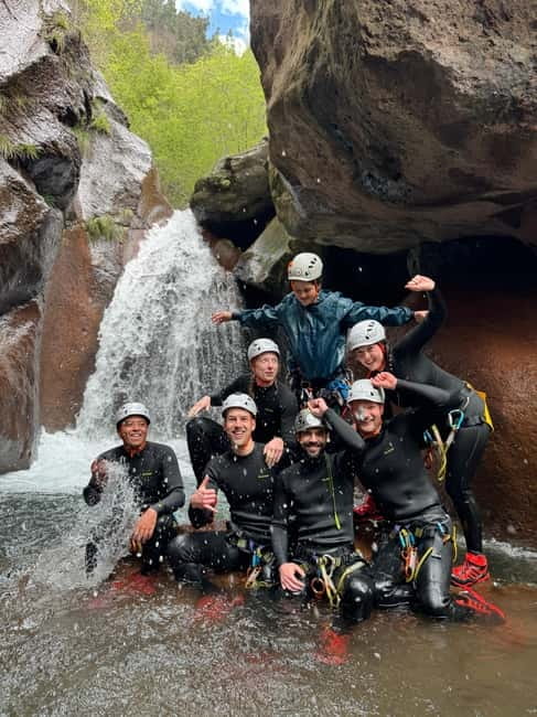 Madeira Canyoning For Beginners Nun's Valley Level 2 - The approach walk along the dirt road and levada
