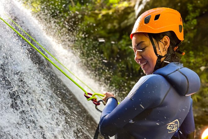 Madeira Canyoning Intermediate - Slides, jumps, swimming, and the work between them
