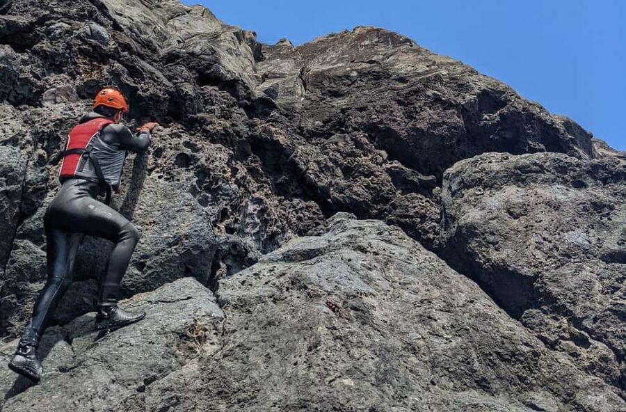 Madeira Coasteering and Cliff Jumping Thrill & Adventure - Walking along the Garajau coast