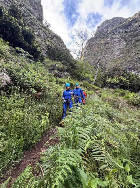 Madeira Island Canyoning Adventure - Jumps, rock slides, and clear mountain pools