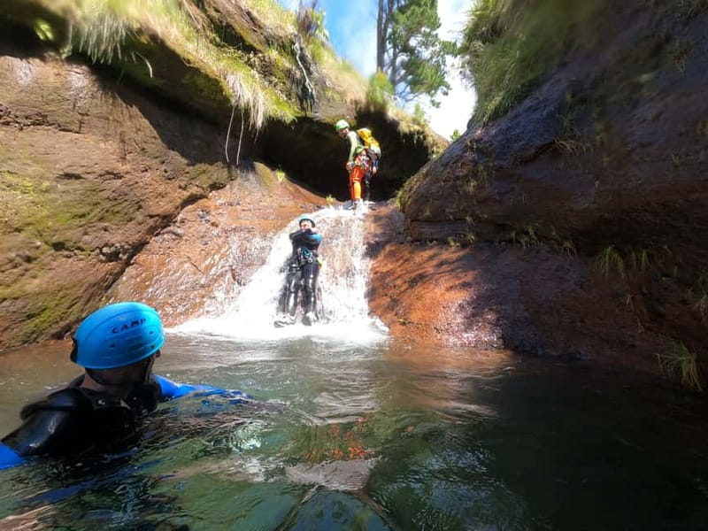 Madeira : Ribeira das Cales Canyoning (Level 1) - Getting fitted and learning the basics