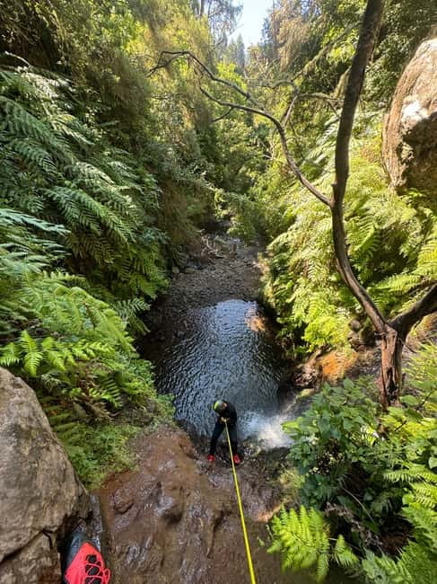 Madeira Short Canyoning For Beginners Rochão Level 1 - Four abseils and a 15-meter test of nerve