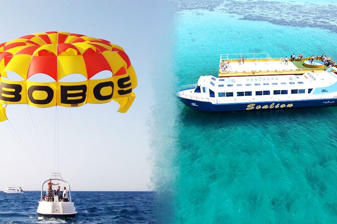 Magic Semi-Submarine 2 Hours Snorkeling & Parasailing - Mega Adrenaline-Hurghada - Three Red Sea Views in One Afternoon