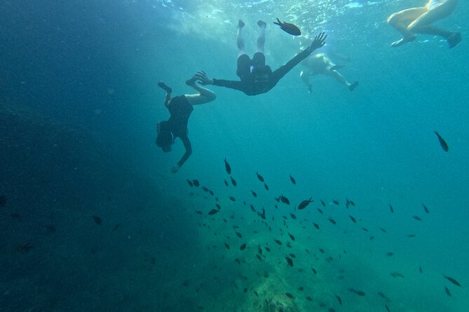 Mallorca: Kayaking, Sea Cave, Cliff Jumping & Snorkel Tour - Entering the sea cave near La Victòria