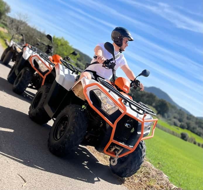 Mallorca: Quad Bike Tour, Snorkeling, and Cliff Jumping - Climbing Mount Randa by Quad