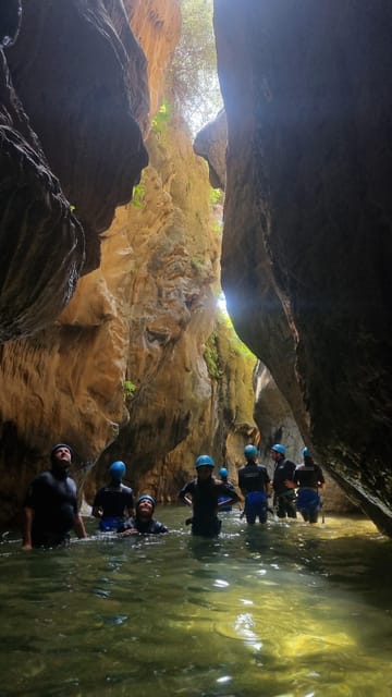 Marbella: Beginner Canyoning Tour with Safety Equipment - Waterfalls, swimming, and natural rock slides