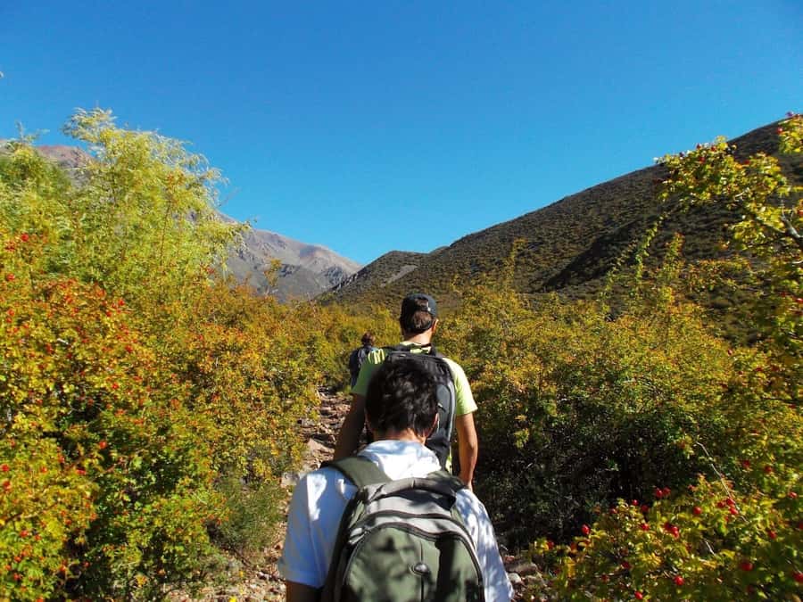 Mendoza: Trekking, Abseiling and Zipline - Looking down a 30-meter cliff
