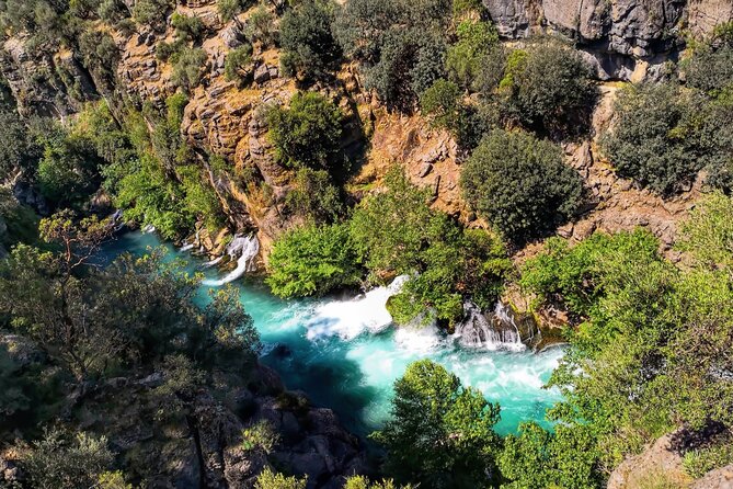 Mix Tour: Canyoning, Rafting, Zipline, From Alanya-Side-Antalya - A short zipline above the canyon