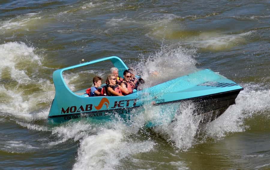 Moab: 2-Hour New Zealand style Adventure Jet Boat Tour - The first minutes on the Colorado River
