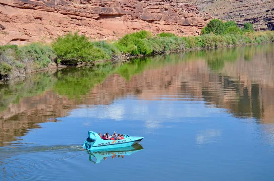 Moab: 2-Hour Scenic Jet Boat Ride on the Colorado River - A quiet way to see Moab from the river