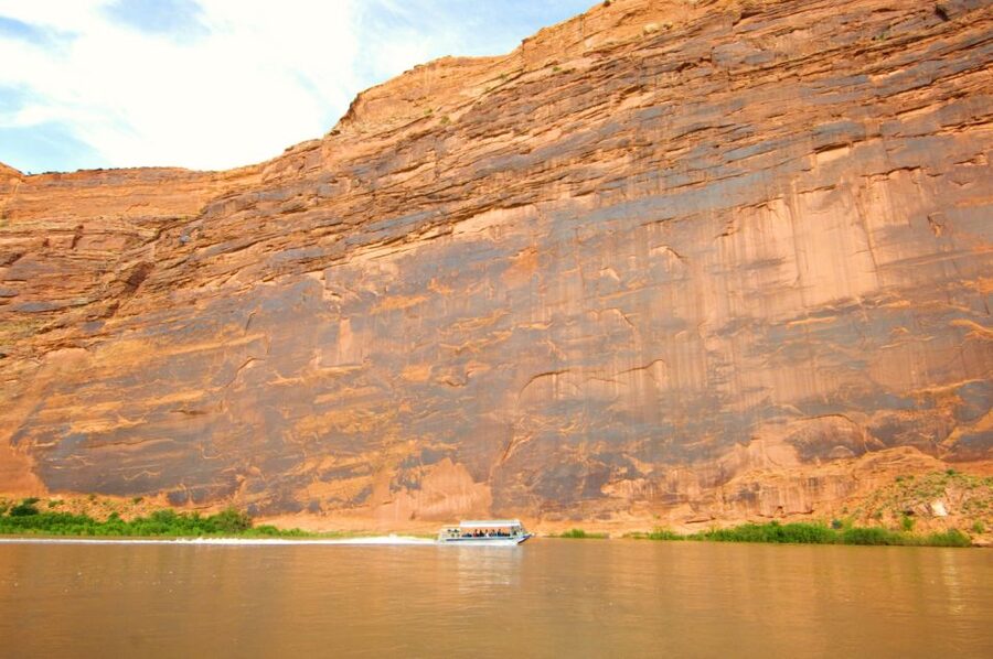 Moab: 3-Hour Jet Boat Tour to Dead Horse Point State Park - Dead Horse Point from below