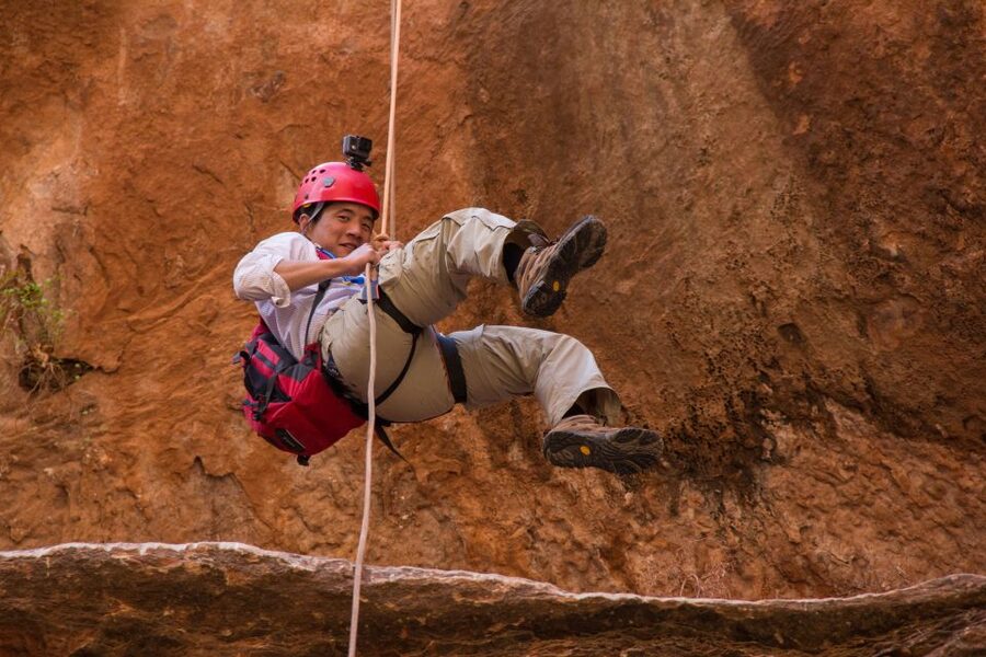Moab: Morning or Afternoon Half-Day Rappelling Tour - A rough-road start from Moab